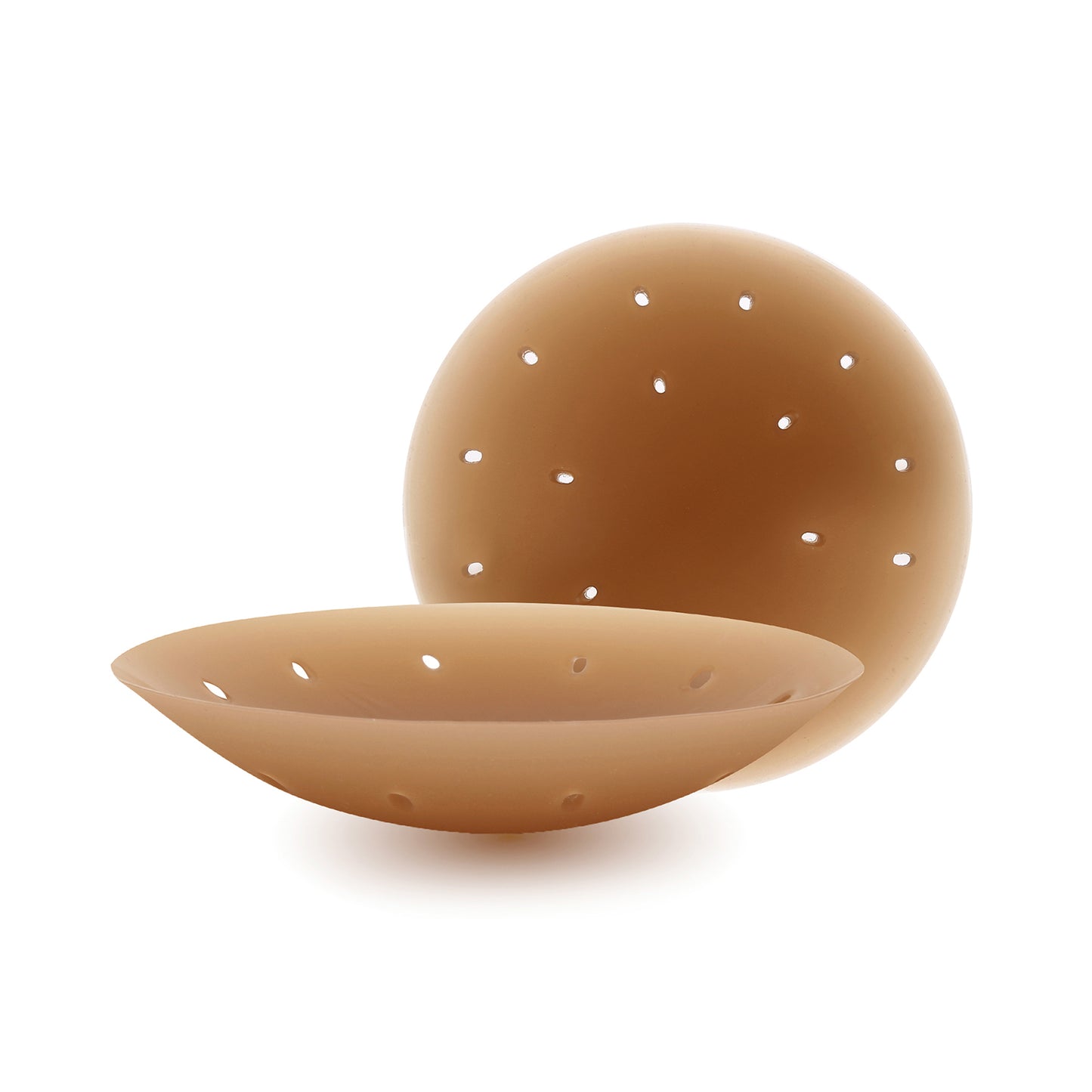 Sugarcoat Air flow adhesive nipple covers. Mocha color.