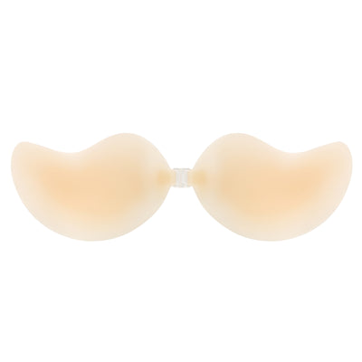 Sugarcoat Honey Hook Invisible Bras with Front Buckle. Vanilla color.
