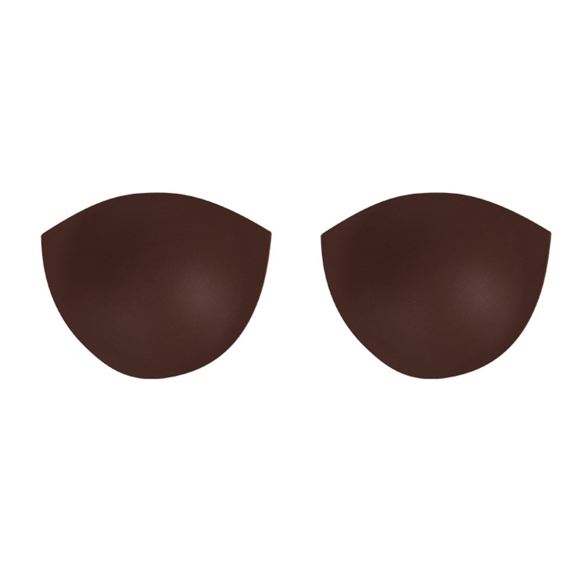 Sugarcoat SemiSweet adhesive nipple covers with semicircle shape. Chocolate color.