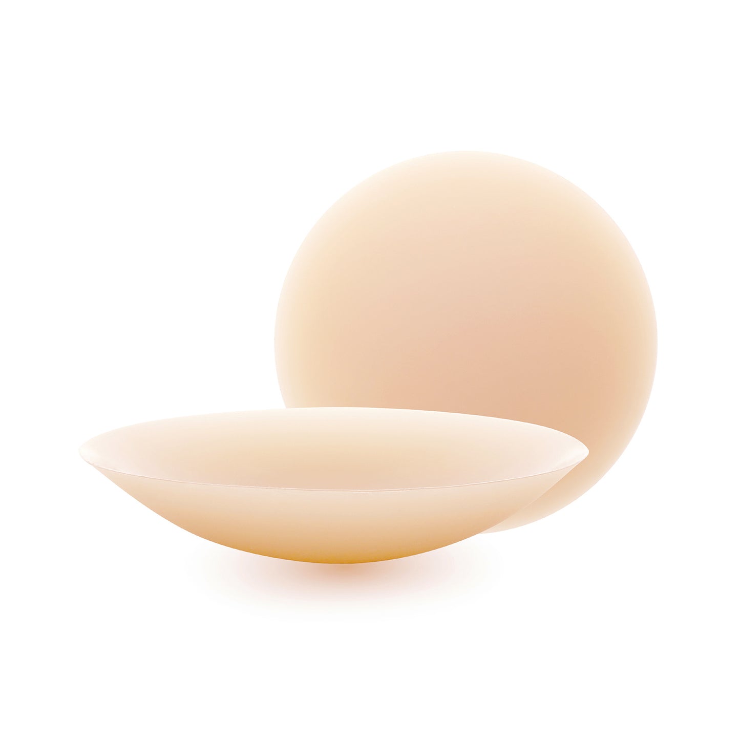 Sugarcoat Ultra Grip non-adhesive nipple covers. Peach Parfait color.